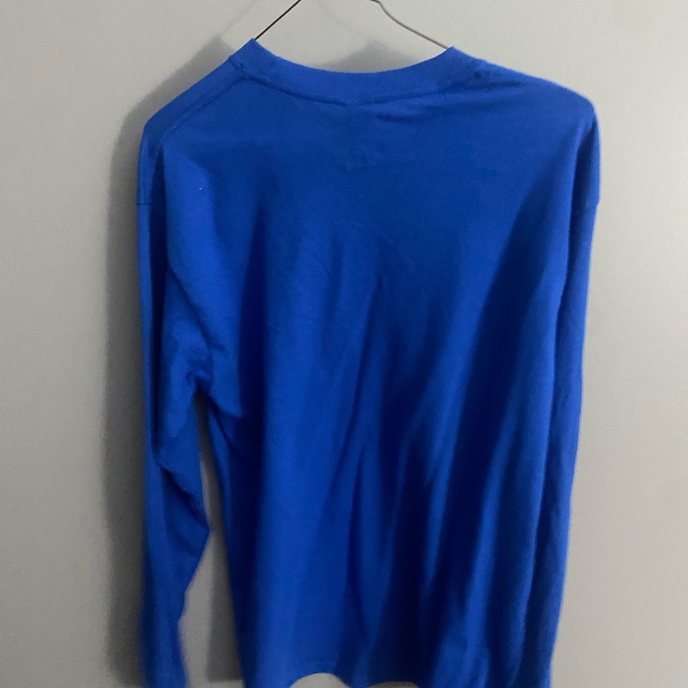 Authentic MLB Merchandise Blue Long- Sleeve Texas Rangers T- Shirts